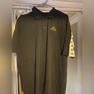 Kappa XXl polo shirt, BLACK color